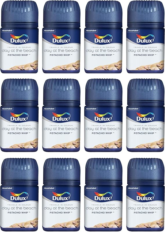 Dulux® Set of 12 Compact Wall Paint Ceiling Paint Tester Emulsion (50ml