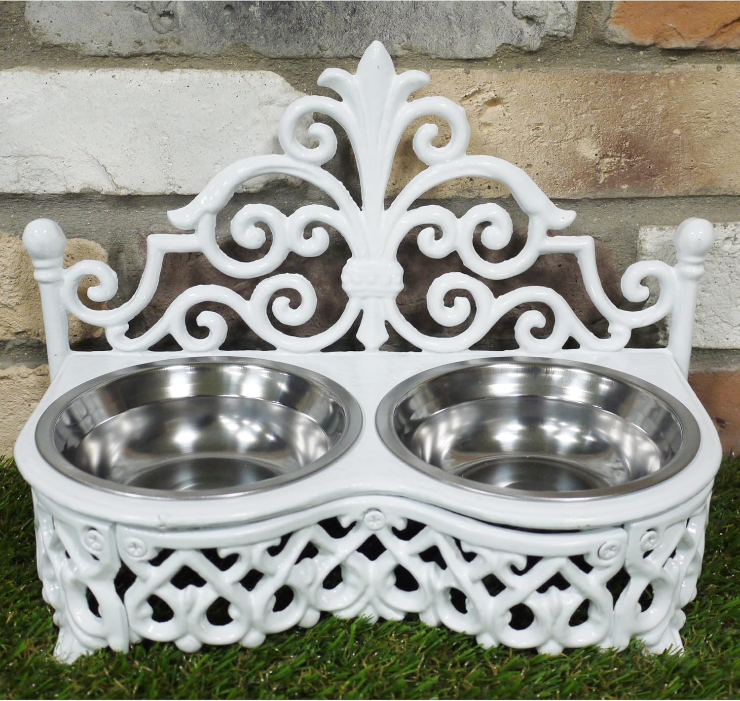 cast iron dog bowl