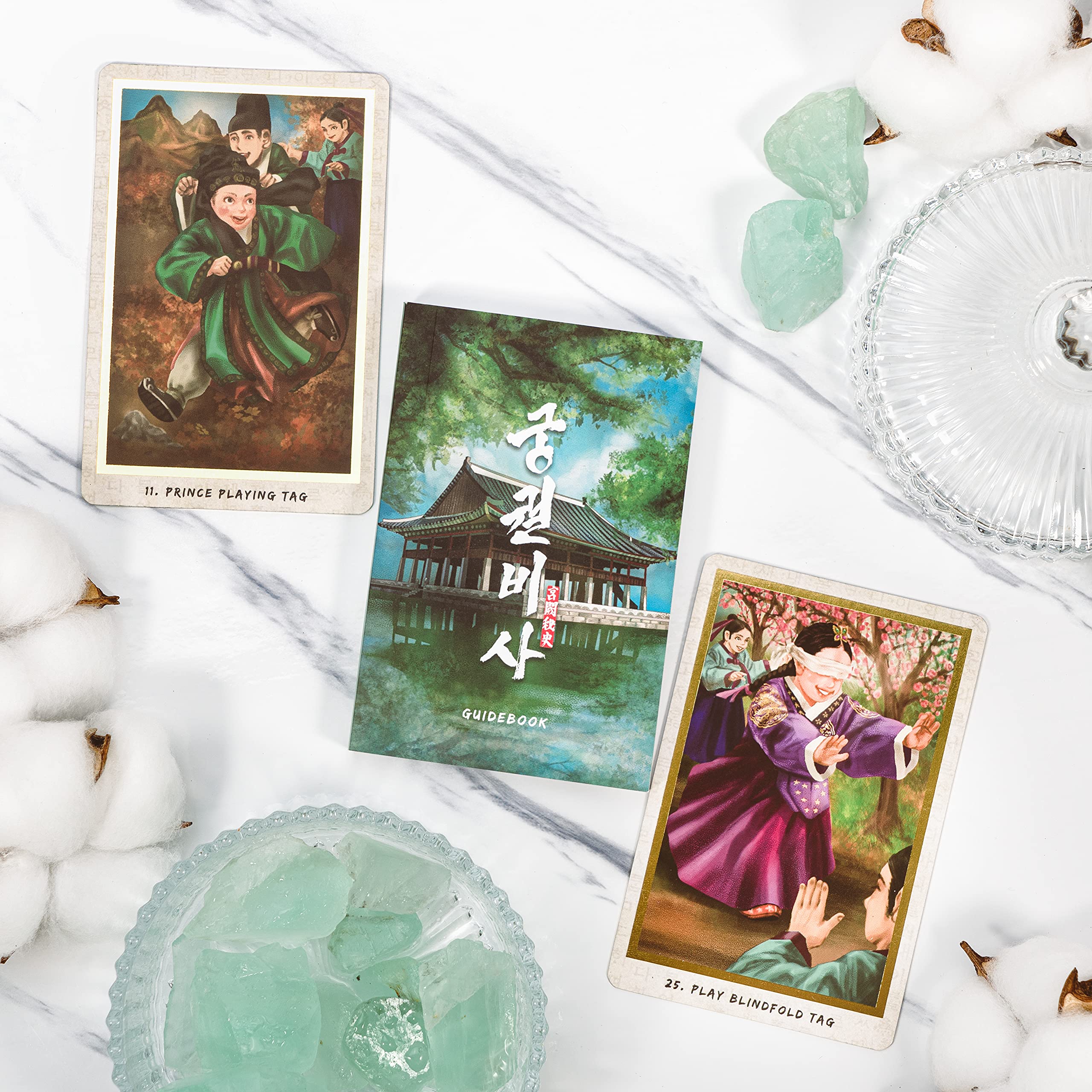 PRIME MUSE Korean Secret of The Kingdom Oracle Tarot Cards with Guidebook Set
