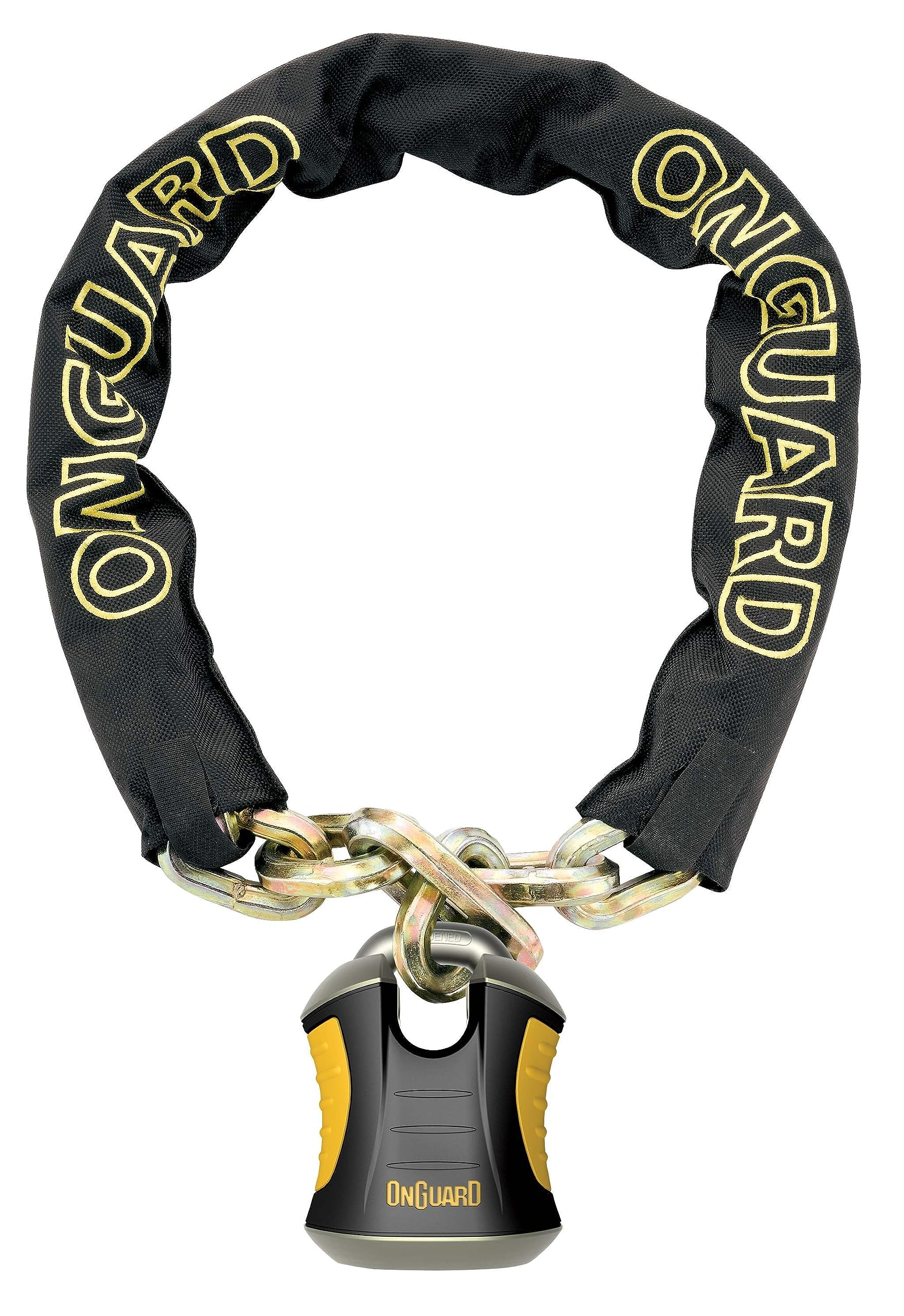Onguard Beast-8017 Keyed Chain Lock, Black, 11.0 x 1.2 cm