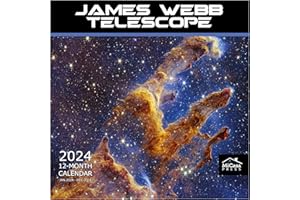 MICASA PRESS MICASA James Webb Telescope 2024 Hangable Monthly Wall Calendar |12" x 24" Open | Thick & Sturdy Paper | Giftable | Outer Space NASA | Explore the Universe with the Webb Telescope
