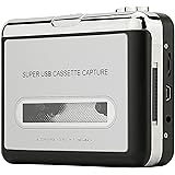 Reshow Cassette Player – Portable Tape Player Captures MP3 Audio Music via USB – Compatible with Laptops and Personal Compute