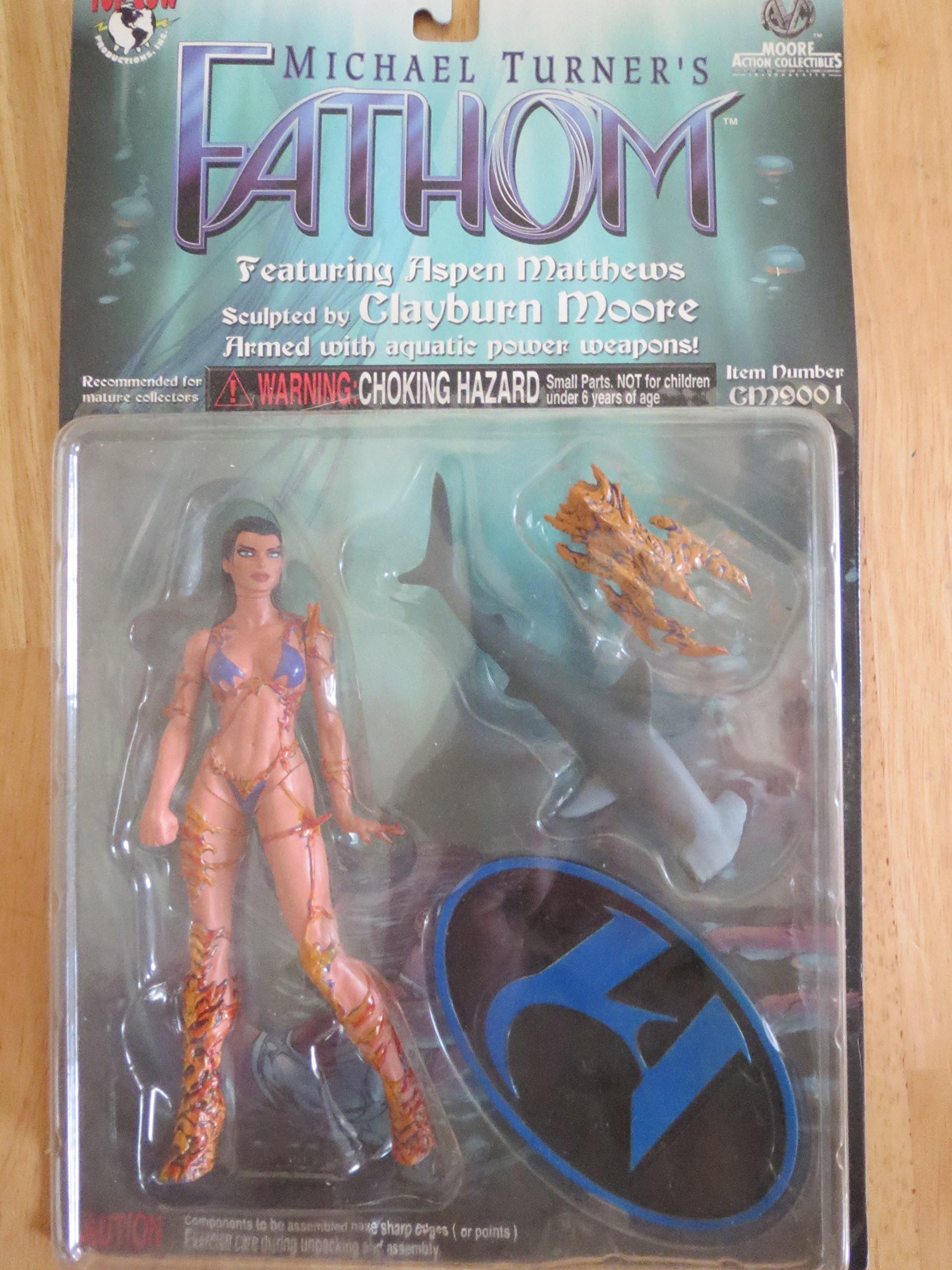 Michael Turner's FATHOM Featuring Aspen Matthews Sculpted by Clayburn Moore and Armed with Aquatic Power Weapons
