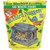 C&amp;S Products Blue Bird Nuggets Plus Beef Suet,Corn,Peanuts,Raisins 27 Oz