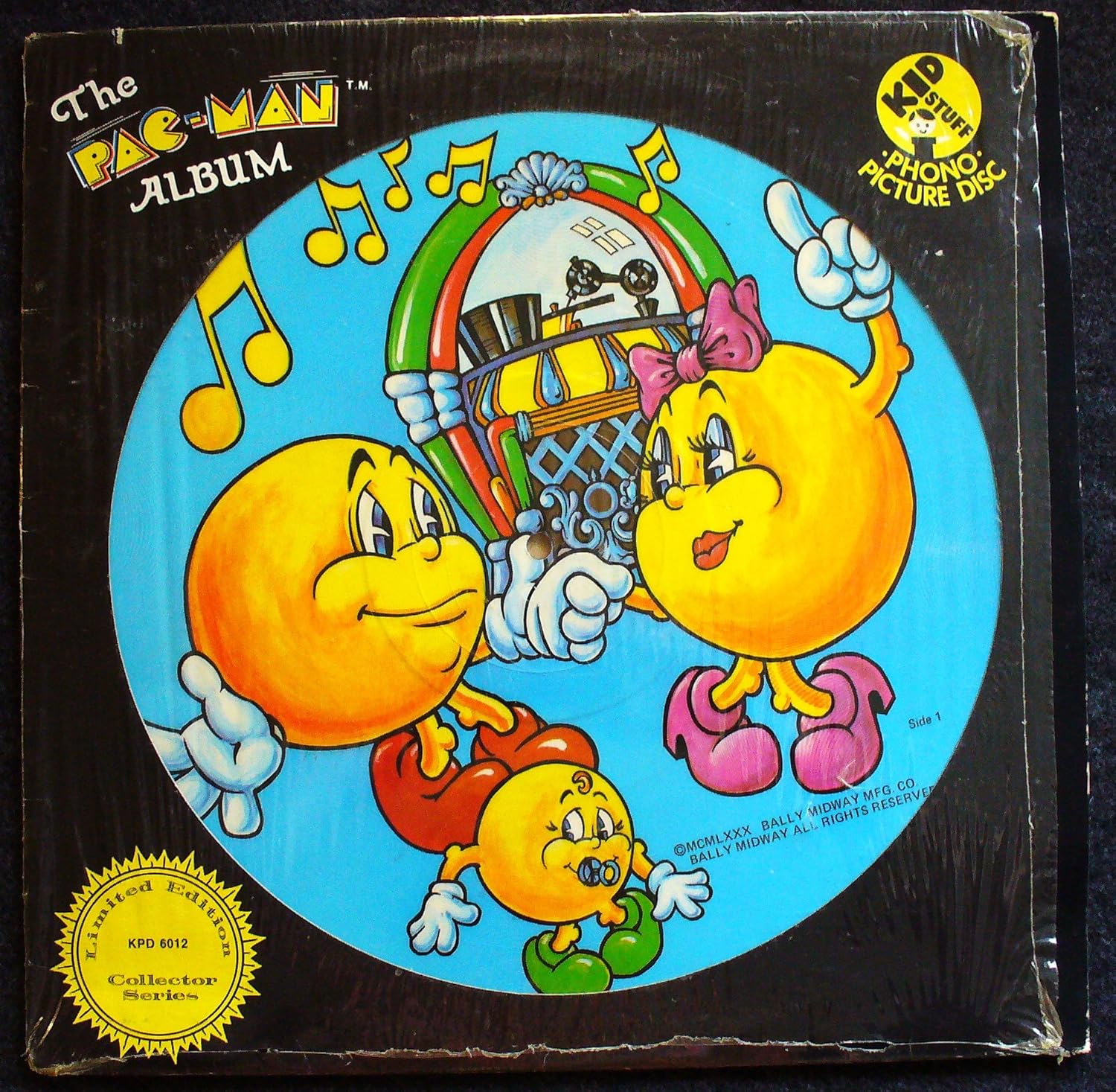 The PacMan Album; phono picture disc; ltd ed Amazon  The PacMan Album; phono picture disc; ltd ed Amazon