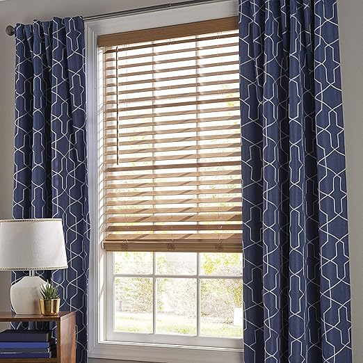 Amazon Com Better Homes And Gardens 2 Faux Wood Blinds Easily