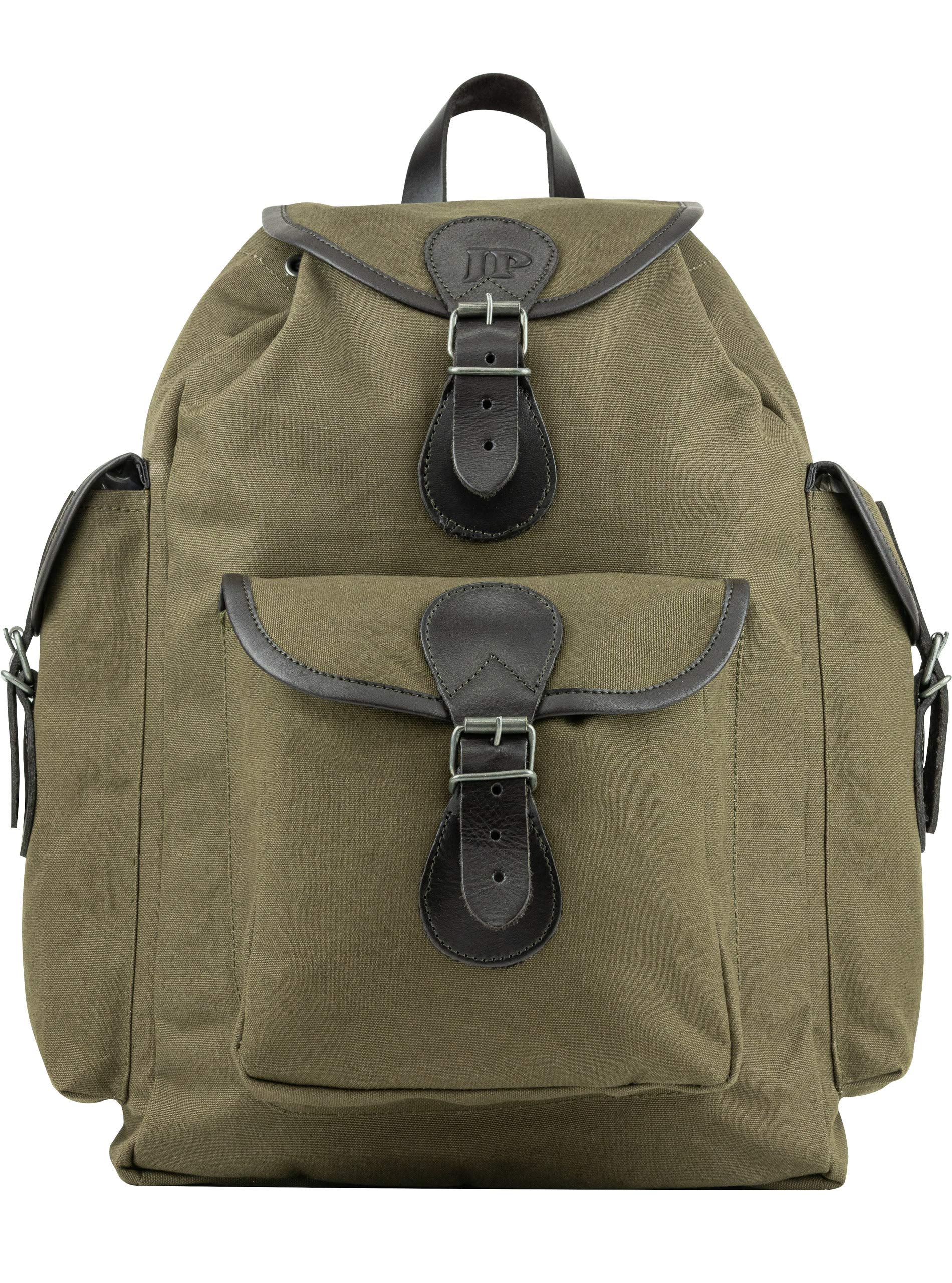 JACK PYKE Heavy Cotton Canvas Day Pack Bag Green