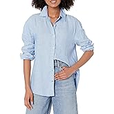 Club Monaco Womens Long Sleeve Linen Shirt