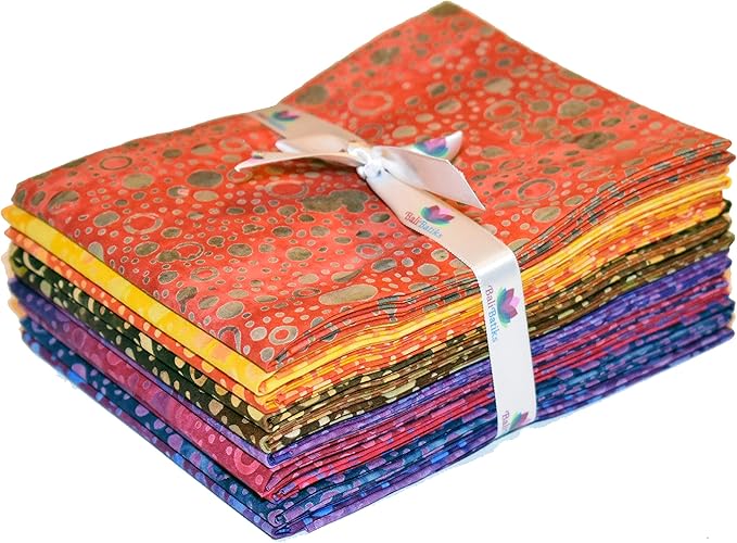 Premium Batik Fat Quarter Bundles 10 Fat Quarters JC5018