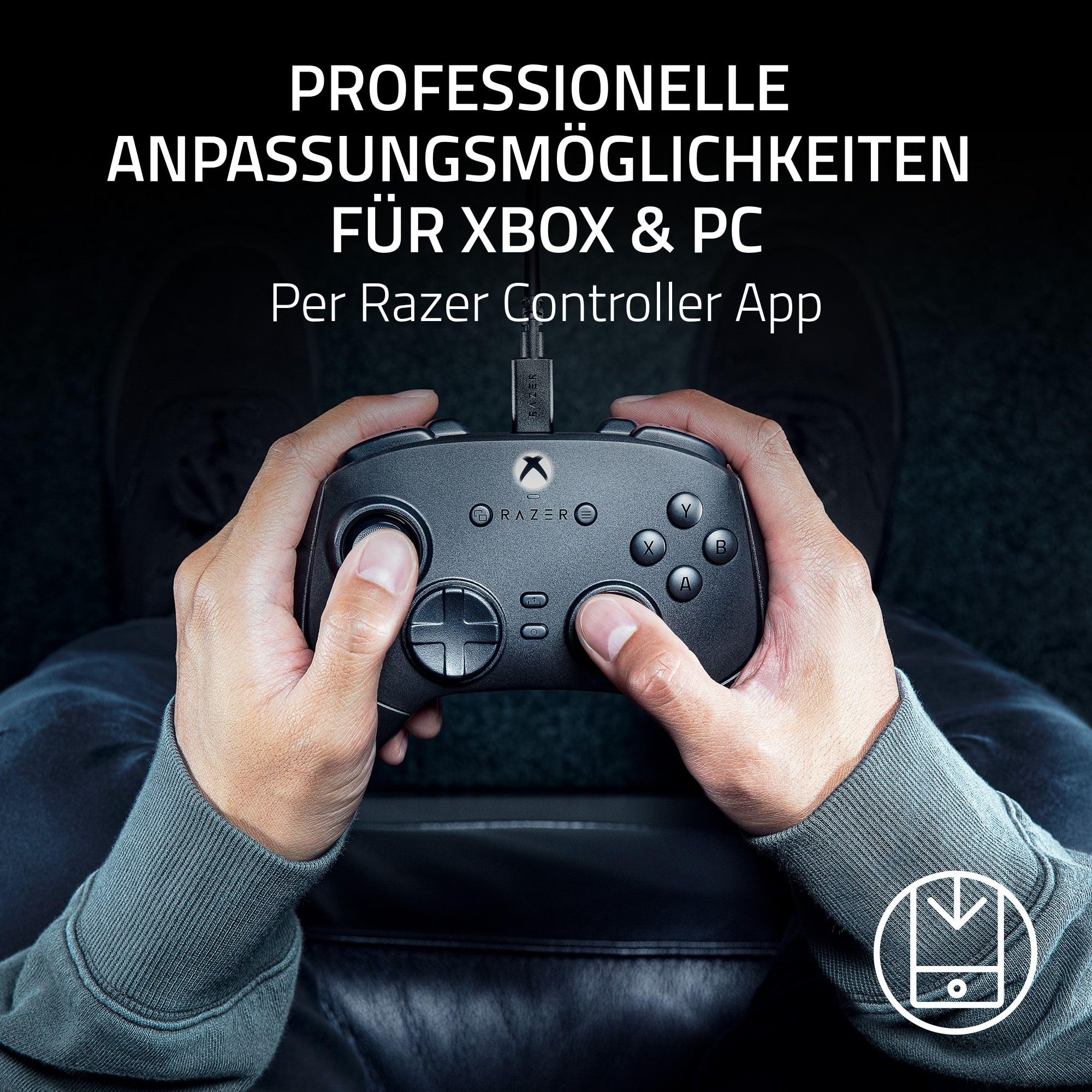 Razer Wolverine V3 Tournament Edition - Kabelgebundener Esports Controller für Xbox X|S & PC (Mecha Tactile Action Buttons, Pro HyperTriggers, 8-Wege D-Pad, 3m USB-C Kabel) Schwarz 7