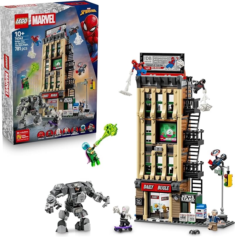 LEGO Marvel Spider-Man vs Mysterio Daily Bugle Building