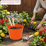 JMS 3 x Flexi Tub Garden Home 26L 42L 75L Colourful Plastic Buckets UK Made view 6