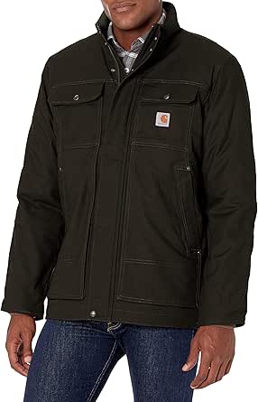 Carhartt Men's Full Swing Relaxed Fit Quick Duck Insulated Traditional Coat at Amazon Menâs 