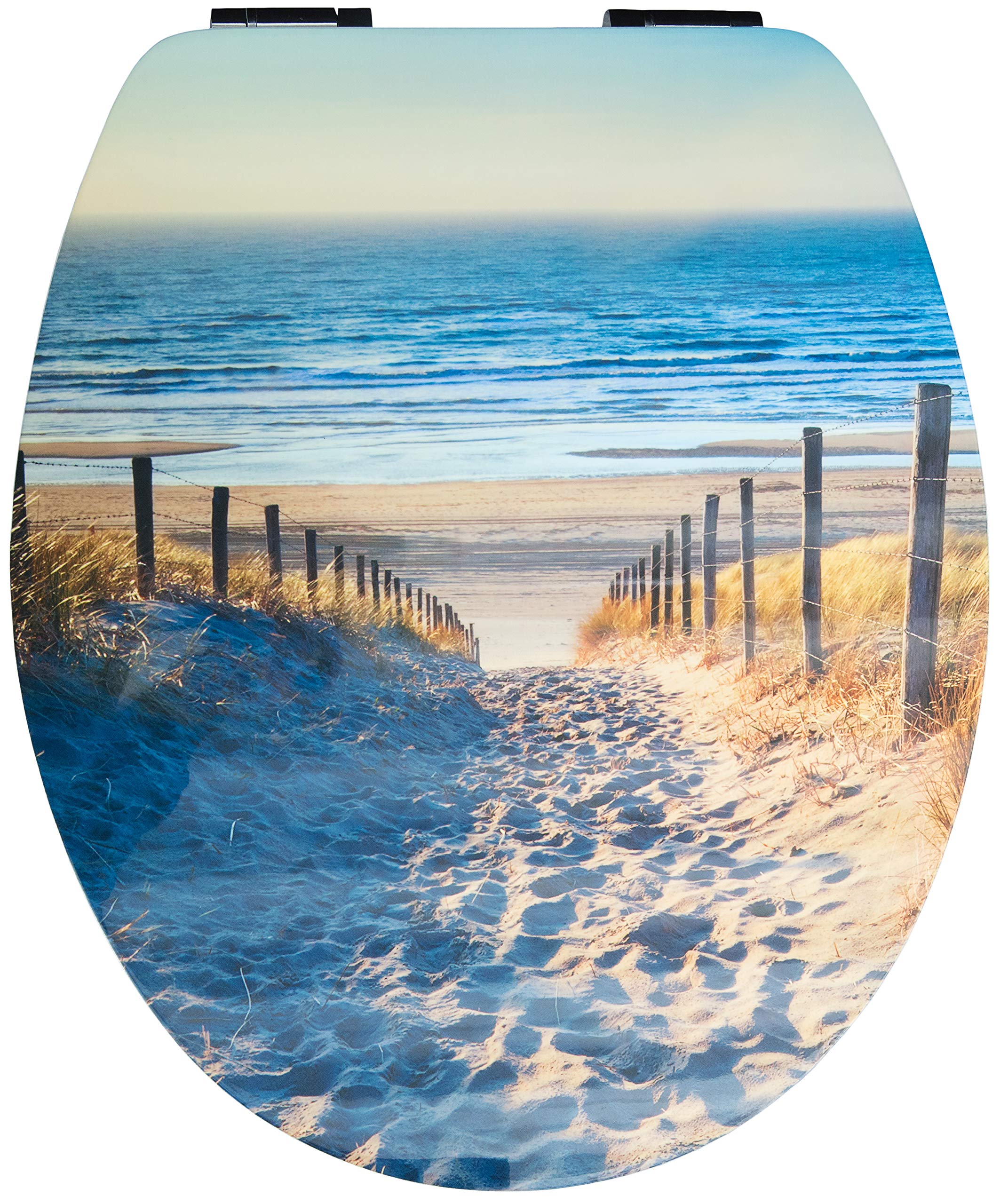 Cornat Sea Breeze (MDF) Toilet Seat – Soft Close Quick KSDSC353 – Pack of 1