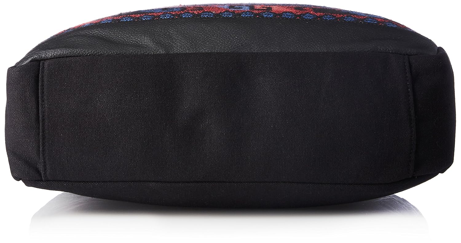 kanvas katha women's tote bag (black) ()