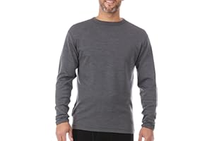 MINUS33 MERINO WOOL 100% Merino Wool - Men's Long Sleeve Crew Shirt - Thermal Base Layer