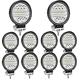 Round LED Light Pods for Trucks, BSTLights 4 Inch