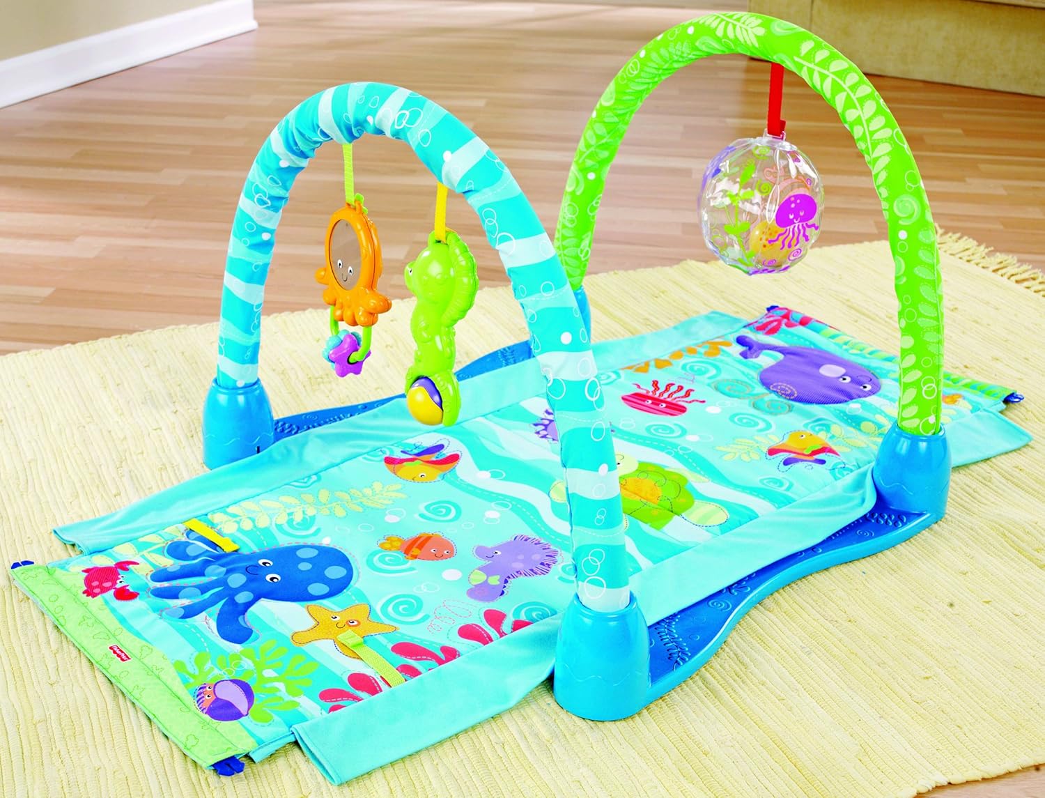 fisher price ocean wonders kick and crawl gym