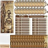 Spakon 20 Sets Music Gifts Set Music Themed Thank You Gifts Keychains Pens Bookmarks OPP Bags Sets Musician Appreciation Gift for Teacher Choir Valentines