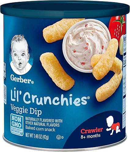 gerber lil crunchies veggie dip