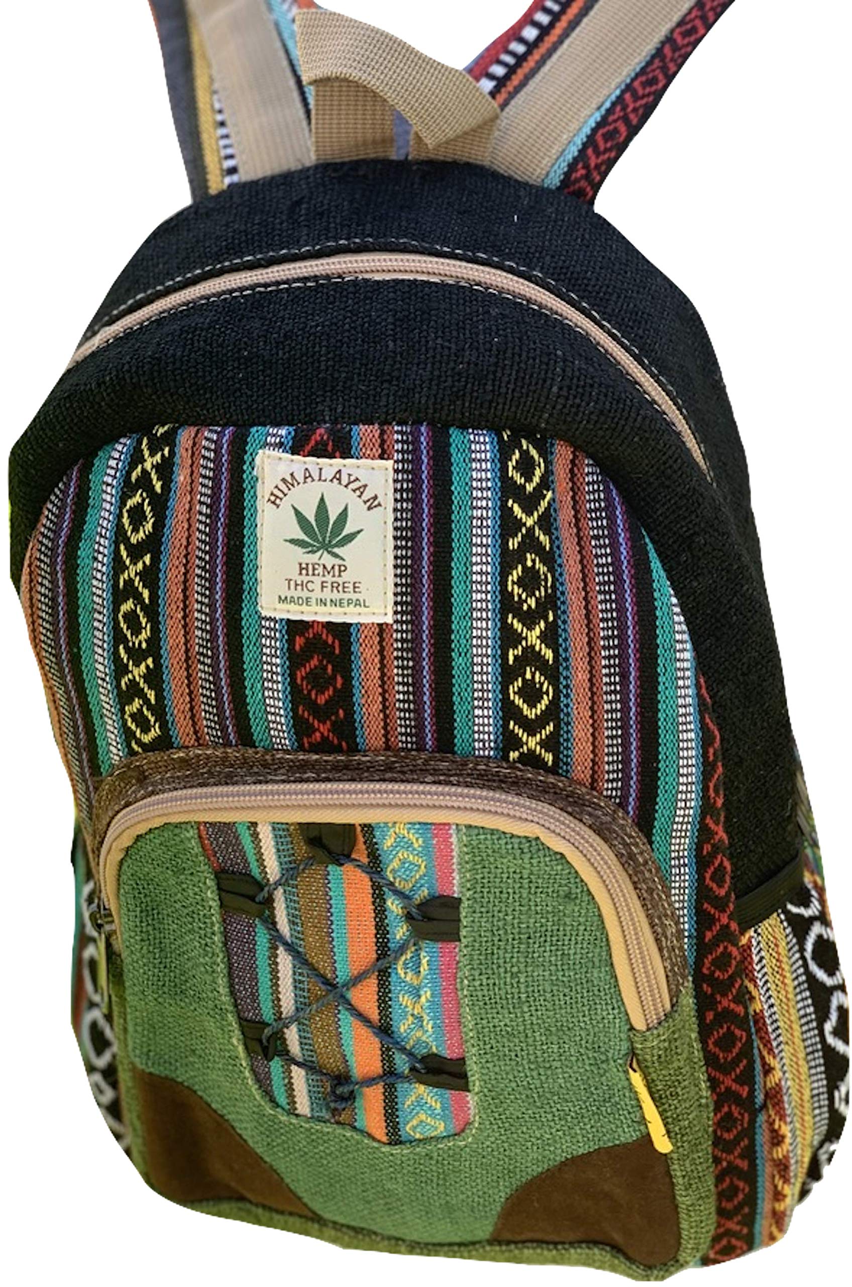 Unique Hemp Backpack Small Backpack Hippie Backpack Festival Backpack Hiking Backpack 100% Hemp|100 