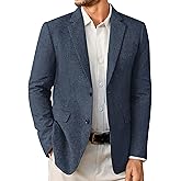 Vssjavun Mens Sport Coats Casual Blazer Two Button Lightweight Business Suit Jacket