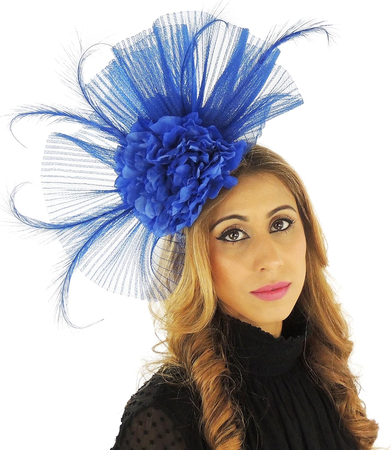 royal blue ascot hat