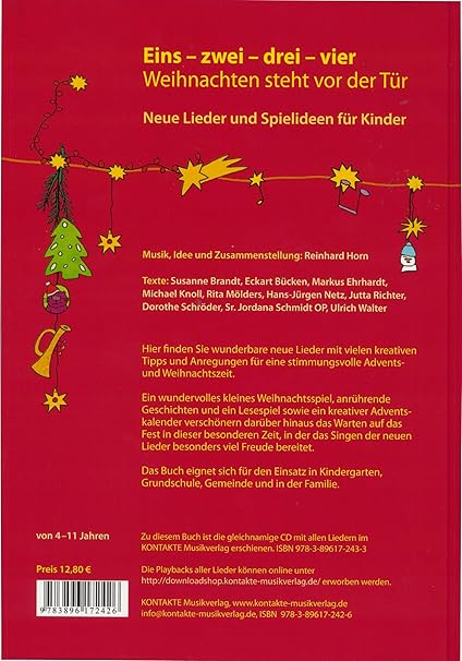 Eins Zwei Drei Vier Weihnachten Steht Vor Der Tur Amazon De Elektronik