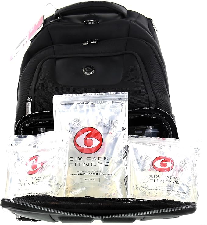 Fitness Elite Voyager 500 Backpack Stealth Black Removable Meal ...