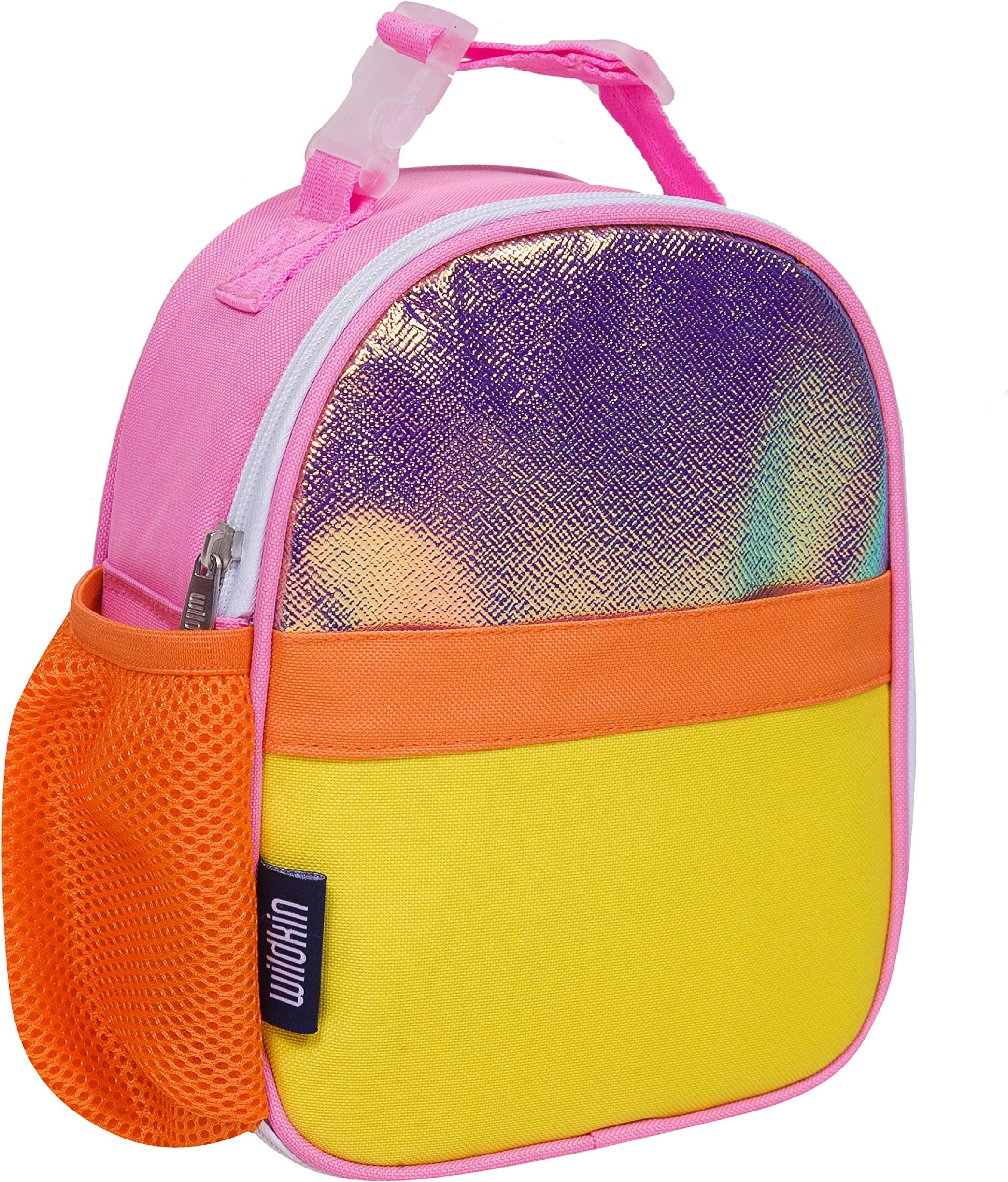 WildkinInsulated Clip-in Lunch Box for Kids - Ideal for Kids’ Snacks, School & Travel - Orange Shimmer