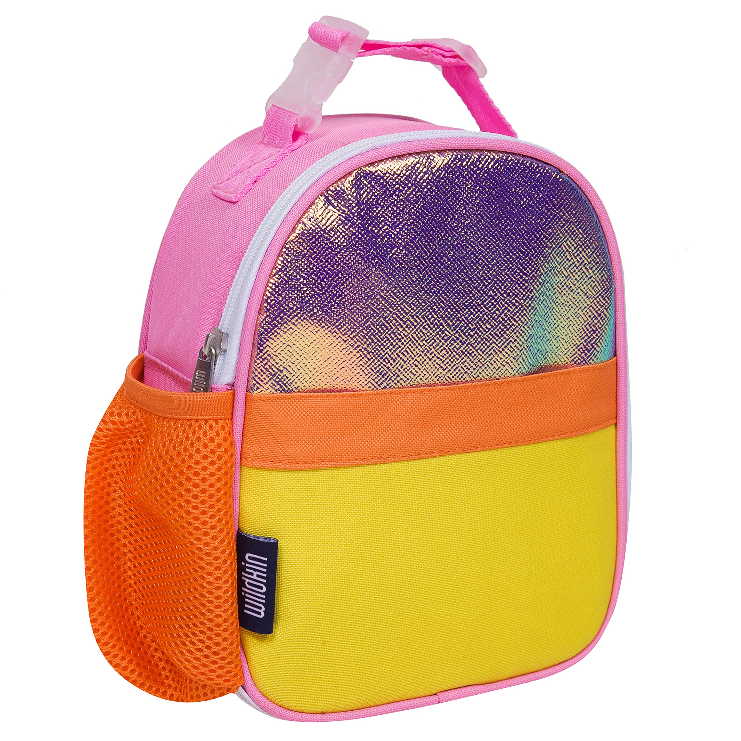 WildkinInsulated Clip-in Lunch Box for Kids - Ideal for Kids’ Snacks, School & Travel - Orange Shimmer