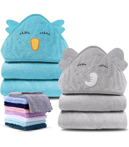 Cotton Towels Baby Boy Bath Towel Set Baby Washcloths Zutano