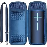 Lebakort Storage Case Compatible with Ultimate Ears UE MEGABOOM 4 3 Portable Waterproof Speaker (Blue Case)