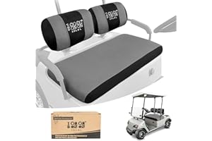 10L0L Golf Cart Seat Covers for Yamaha G22 G19 G2 G9 G16, Club Car DS Pre-2000, Split Backres Front Seat Cover, Washable Breathable Air Polyester Mesh Cloth, Cool in Summer and Warm in Winter