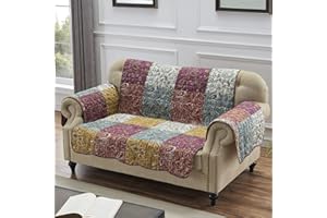 Barefoot Bungalow Paisley Slumber Furniture Protector Slipcover, Loveseat, Spice