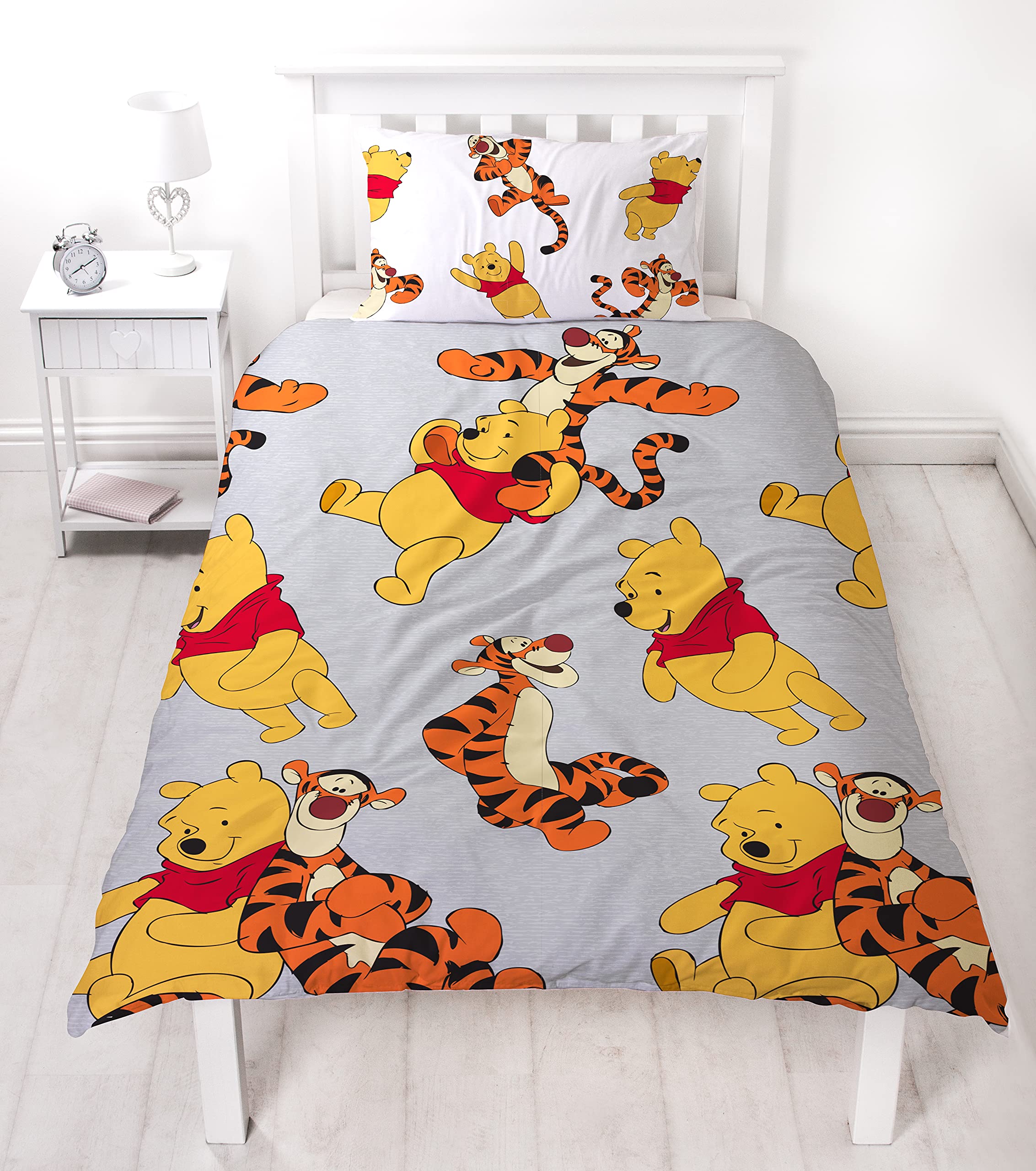 Disney Winnie The Pooh Friends Official Design Single Duvet Cover Set