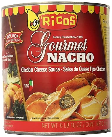 Amazon Com Rico S Gourmet Nacho Cheese Sauce 6 Pound 10 Ounce