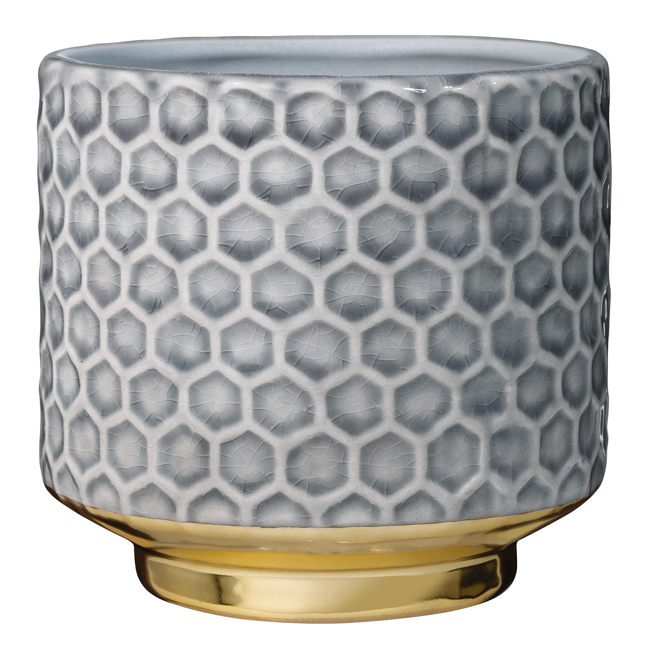 Bloomingville Home Decorative Flower Pot Colour for Indoor Retro Creative Style S (10 cm Diameter), Grey, Ceramic