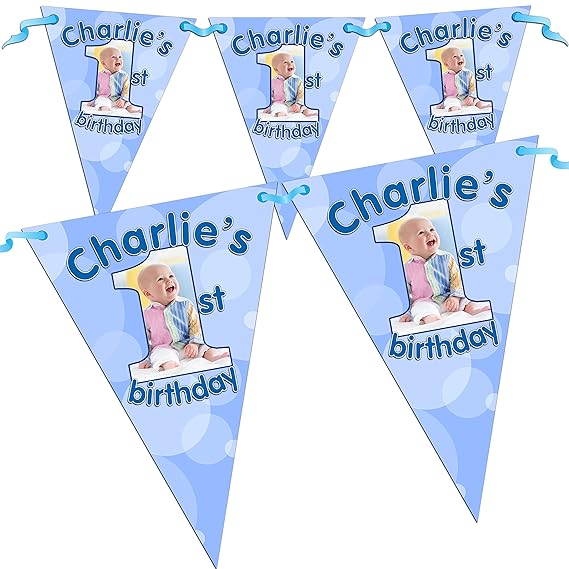 Personalised Wedding Anniversary Flag Banner Bunting N10 10 Flags