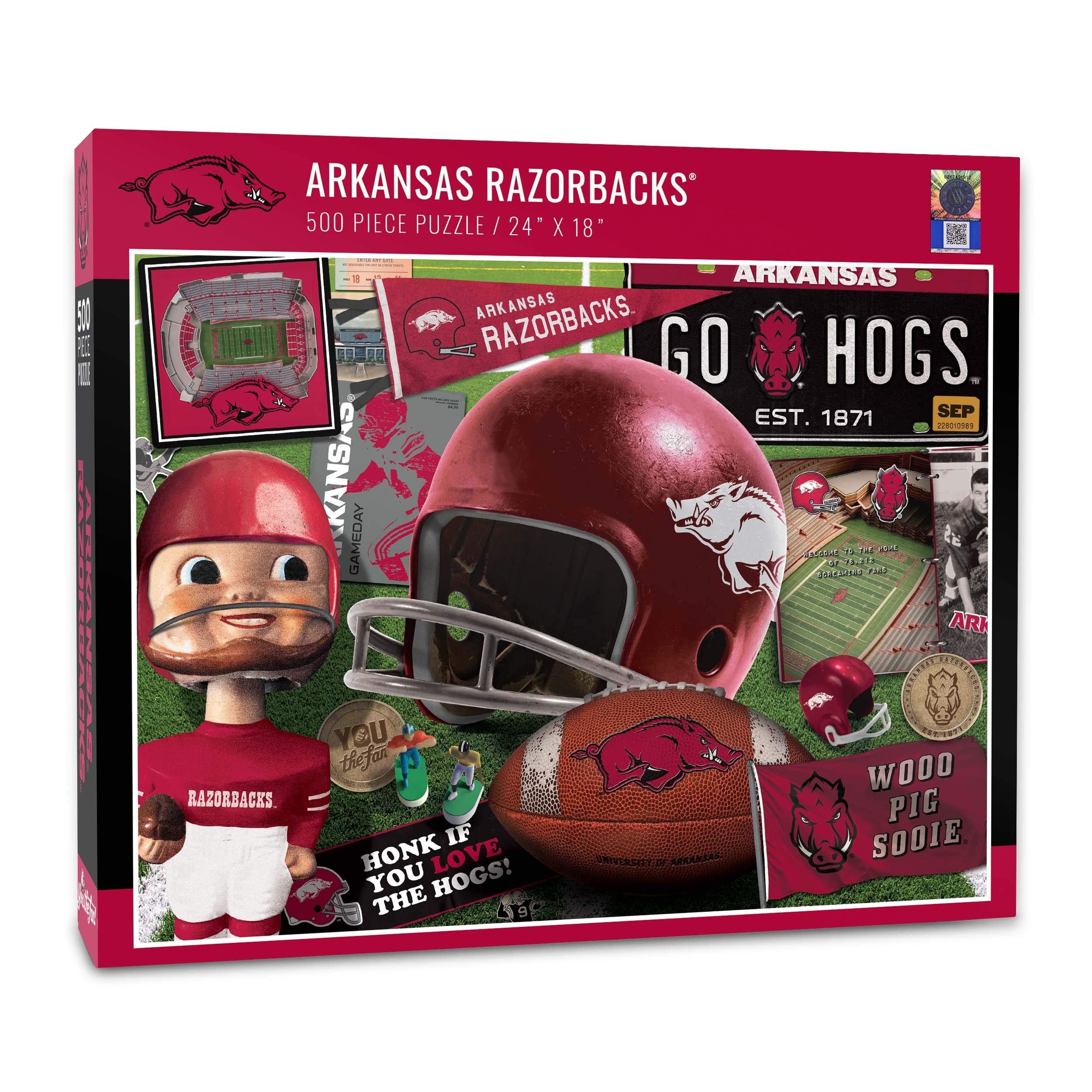 YouTheFan NCAA Arkansas Razorbacks Retro Series