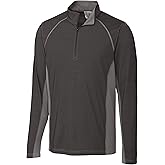 Clique Ice Pique Colorblock Mens Half Zip Tech Pullover