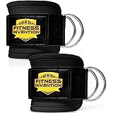 Ankle Straps for Cable Machines - Ergonomic Ankle Straps for Working Out - Glute Kickback Ankle Strap, Ankle Cuffs for Cable 