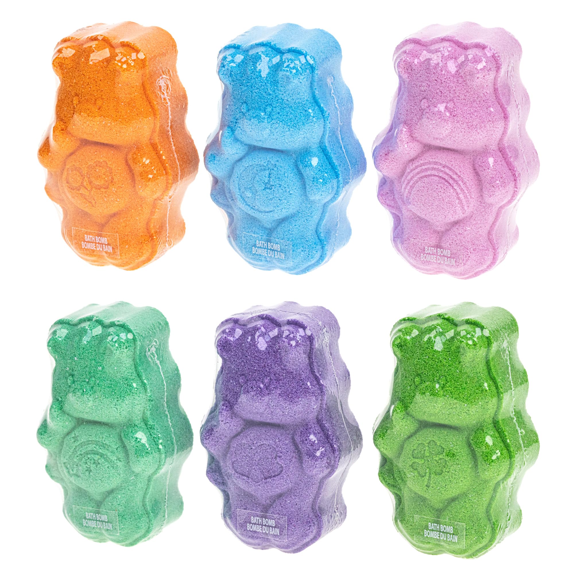 Care Bears 6 Pack Bubblegum Scented Bath Bombs - Ages 3+ Character Molded Bath Bombs – Fun & Bright Colors - Great Birthday Gifts, Stocking Stuffers, Slumber Parties, Spa Days & More by Townley Girl - Image 6