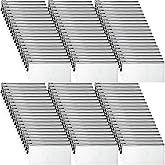 Zhehao 200 Pieces A6 Mesh Zipper Pouch Bulk Mesh Bags with Zipper Waterproof Small Pencil Pouches for School Office Supplies Organization 9.4 x 4.5 Inches(Black and White)