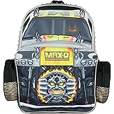 INTIMO Monster Jam Backpack Max-D Maximum Destruction 3D Monster Truck Kids School Book Bag with Laptop Tech Sleeve 16"