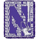 Officially Licensed NCAA "Double Play" Triple Woven Jacquard Throw Blanket, 48" x 60", Multi Color