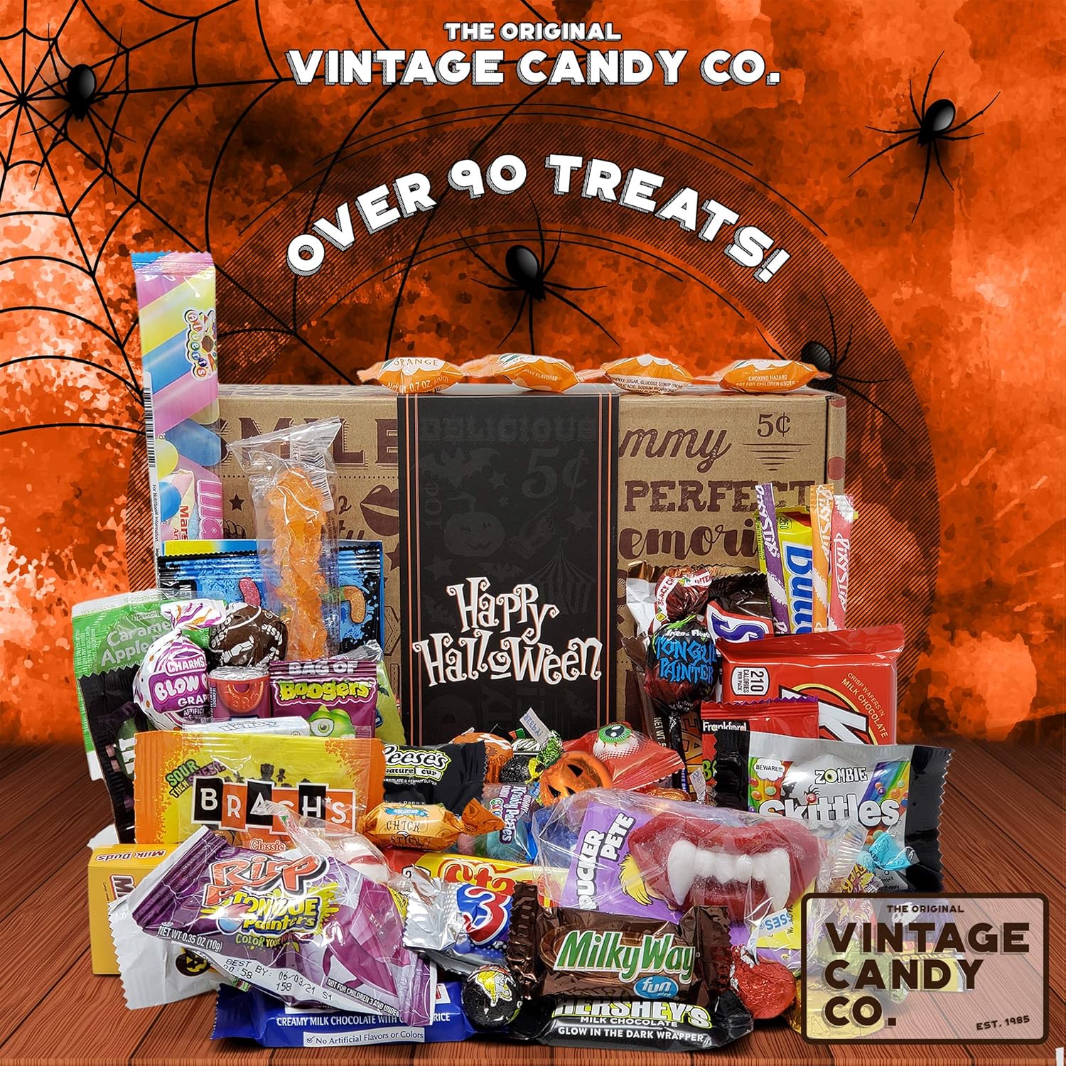 HALLOWEEN CANDY CARE PACKAGE LOADED GIFT ASSORTMENT Filled With Milk Chocolate Skulls, Eyeballs, Pumpkins, Seasonal Foil Candies, Candy Corn + More! PERFECT For Girls Boys Kids College Students Adults : Grocery & Gourmet Food