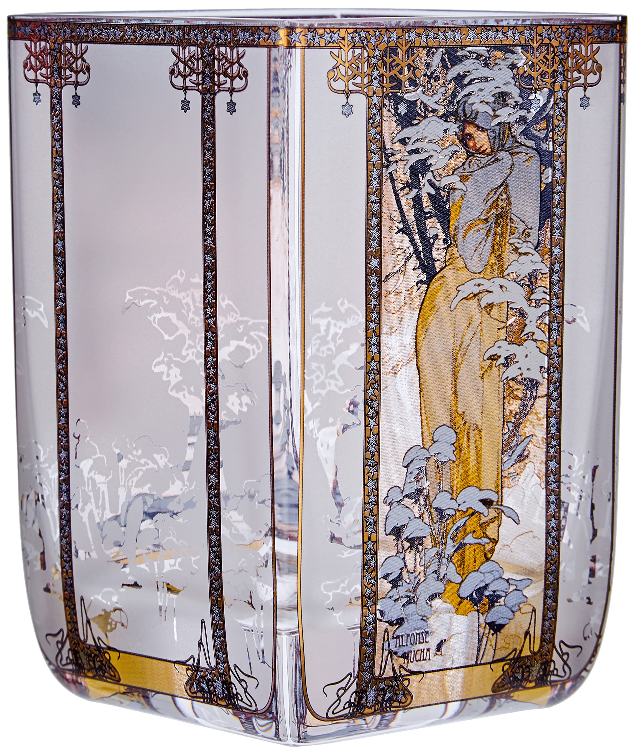 Goebel 928/54/0 Porcelain Tea Light Holder Winter 1900