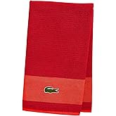 Lacoste Match Bath Towel, Cotton, Striped