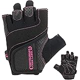 Contraband Pink Label 5137 Womens Weight Lifting Gloves w/Grip-Lock Padding (PAIR)